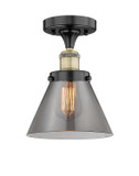 Semi-Flush Mts. Glass Down by Innovations ( 405 | 616-1F-BAB-G43 Edison ) 