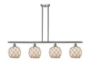 Linear/Island 4 Light + by Innovations ( 405 | 516-4I-SN-G121-8RB Ballston ) 