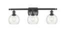 Bathroom Fixtures Three Lights by Innovations ( 405 | 516-3W-BK-G122-6 Ballston ) 