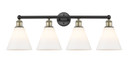 Bathroom Fixtures Four Lights by Innovations ( 405 | 616-4W-BAB-GBC-81 Edison ) 