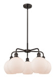 Mid. Chandeliers Glass Down by Innovations ( 405 | 516-5CR-OB-G121-8 Ballston ) 