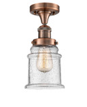 Semi-Flush Mts. Glass Down by Innovations ( 405 | 517-1CH-AC-G184 Franklin Restoration ) 