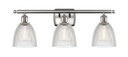 Bathroom Fixtures Three Lights by Innovations ( 405 | 516-3W-SN-G382-LED Ballston ) 
