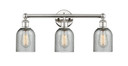 Bathroom Fixtures Three Lights by Innovations ( 405 | 616-3W-PN-G257 Edison ) 