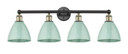 Bathroom Fixtures Four Lights by Innovations ( 405 | 616-4W-BAB-MBD-75-SF Edison ) 