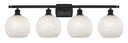 Bathroom Fixtures Four Lights by Innovations ( 405 | 516-4W-BK-G1216-8WM Ballston ) 