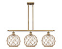 Linear/Island 3 Light Bar by Innovations ( 405 | 516-3I-BB-G122-10RB Ballston ) 