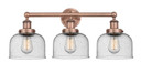Bathroom Fixtures Three Lights by Innovations ( 405 | 616-3W-AC-G74 Edison ) 