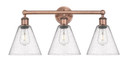 Bathroom Fixtures Three Lights by Innovations ( 405 | 616-3W-AC-GBC-84 Edison ) 