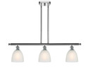 Linear/Island 3 Light Bar by Innovations ( 405 | 516-3I-PC-G381-LED Ballston ) 