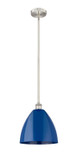 Mini Pendants Metal Shade by Innovations ( 405 | 616-1S-SN-MBD-12-BL Edison ) 