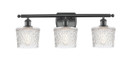 Bathroom Fixtures Three Lights by Innovations ( 405 | 516-3W-BK-G402-LED Ballston ) 