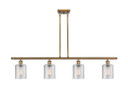 Linear/Island 4 Light + by Innovations ( 405 | 516-4I-BB-G112-LED Ballston ) 