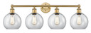 Bathroom Fixtures Four Lights by Innovations ( 405 | 616-4W-BB-G122-8 Edison ) 