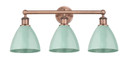 Bathroom Fixtures Three Lights by Innovations ( 405 | 616-3W-AC-MBD-75-SF Edison ) 