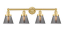 Bathroom Fixtures Four Lights by Innovations ( 405 | 616-4W-SG-G63 Edison ) 