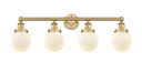 Bathroom Fixtures Four Lights by Innovations ( 405 | 616-4W-BB-G201-6 Edison ) 