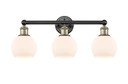Bathroom Fixtures Three Lights by Innovations ( 405 | 616-3W-BAB-G121-6 Edison ) 