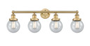 Bathroom Fixtures Four Lights by Innovations ( 405 | 616-4W-BB-G204-6 Edison ) 