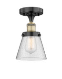 Semi-Flush Mts. Glass Down by Innovations ( 405 | 616-1F-BAB-G64 Edison ) 