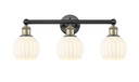 Bathroom Fixtures Three Lights by Innovations ( 405 | 616-3W-BAB-G1217-6WV Edison ) 