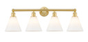 Bathroom Fixtures Four Lights by Innovations ( 405 | 616-4W-SG-GBC-81 Edison ) 