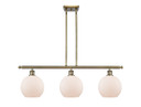Linear/Island 3 Light Bar by Innovations ( 405 | 516-3I-AB-G121-8-LED Ballston ) 