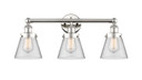 Bathroom Fixtures Three Lights by Innovations ( 405 | 616-3W-PN-G62 Edison ) 