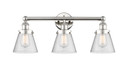 Bathroom Fixtures Three Lights by Innovations ( 405 | 616-3W-PN-G64 Edison ) 