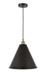 Pendants Metal Shade by Innovations ( 405 | 616-1P-BAB-MBC-16-BK Edison ) 