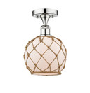 Semi-Flush Mts. Glass Down by Innovations ( 405 | 616-1F-PC-G121-8RB Edison ) 