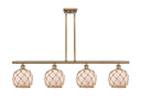Linear/Island 4 Light + by Innovations ( 405 | 516-4I-BB-G121-8RB Ballston ) 