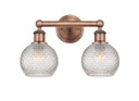 Bathroom Fixtures Two Lights by Innovations ( 405 | 616-2W-AC-G122C-6CL Edison ) 