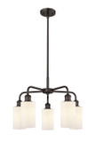 Mid. Chandeliers Glass Down by Innovations ( 405 | 516-5CR-OB-G801 Ballston ) 