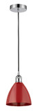 Mini Pendants Metal Shade by Innovations ( 405 | 616-1P-PC-MBD-75-RD Edison ) 