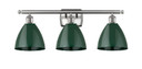 Bathroom Fixtures Three Lights by Innovations ( 405 | 516-3W-SN-MBD-75-GR Ballston ) 
