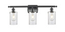 Bathroom Fixtures Three Lights by Innovations ( 405 | 516-3W-BK-G804 Ballston ) 