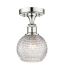 Semi-Flush Mts. Glass Down by Innovations ( 405 | 616-1F-PC-G122C-6CL Edison ) 