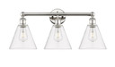 Bathroom Fixtures Three Lights by Innovations ( 405 | 616-3W-PN-GBC-82 Edison ) 