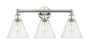 Bathroom Fixtures Three Lights by Innovations ( 405 | 616-3W-PN-GBC-84 Edison ) 