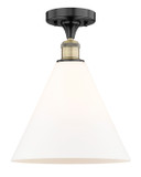 Semi-Flush Mts. Glass Down by Innovations ( 405 | 616-1F-BAB-GBC-121 Edison ) 
