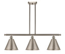 Linear/Island 3 Light Bar by Innovations ( 405 | 516-3I-SN-MBC-12-SN Ballston ) 