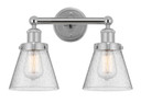 Bathroom Fixtures Two Lights by Innovations ( 405 | 616-2W-PC-G64 Edison ) 