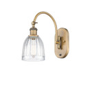 Sconces Single Glass by Innovations ( 405 | 518-1W-BB-G442-LED Ballston ) 