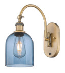 Sconces Single Glass by Innovations ( 405 | 518-1W-BB-G558-6BL Ballston ) 