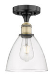 Semi-Flush Mts. Glass Down by Innovations ( 405 | 616-1F-BAB-GBD-752 Edison ) 