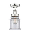 Semi-Flush Mts. Glass Down by Innovations ( 405 | 616-1F-PC-G184 Edison ) 