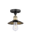 Semi-Flush Mts. Exposed Lamps by Innovations ( 405 | 616-1F-BAB-M17-BK Edison ) 