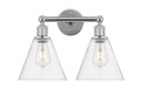 Bathroom Fixtures Two Lights by Innovations ( 405 | 616-2W-PC-GBC-82 Edison ) 