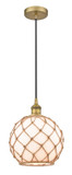 Mini Pendants Glass Down by Innovations ( 405 | 616-1P-BB-G121-10RB Edison ) 